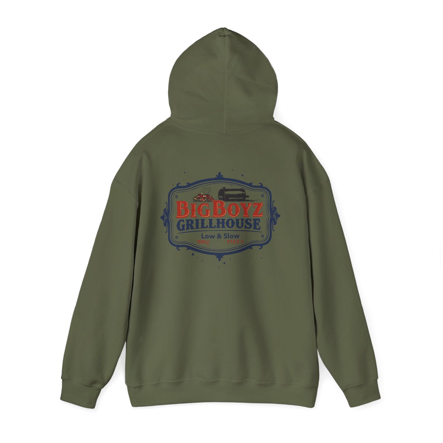 Grillhouse Unisex Hooded Sweatshirt - Perfect for BBQ Lovers, Cozy Layer for Cooking, Gift for Foodies, Summer Cookouts, Home Grilling